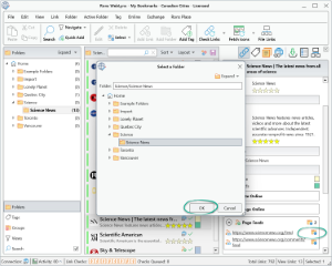 WebLynx RSS Folder Step 2 Creation