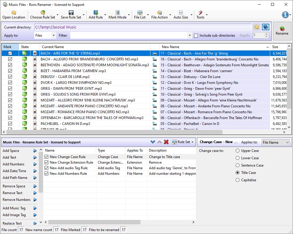 Windows 8 Rons Renamer - Batch File Renamer full